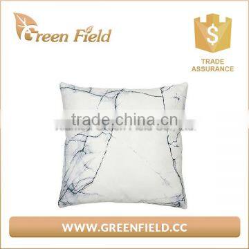Eco-friendly Washable Paper Fabric Marble Pillow Cover photo-6