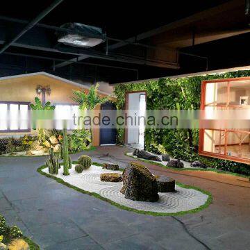 Home and outdoor decoration synthetic cheap artificial vertical green grass wall E08 0402