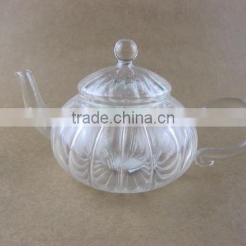 Glass teapot , glassware