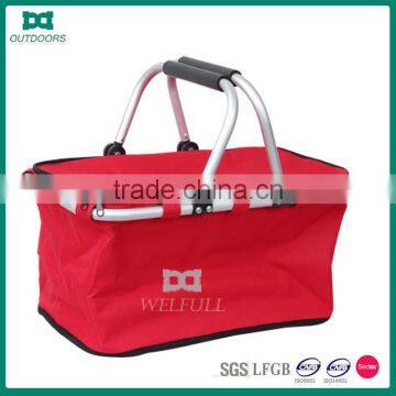 2014 China New style folding picnic basket cooler