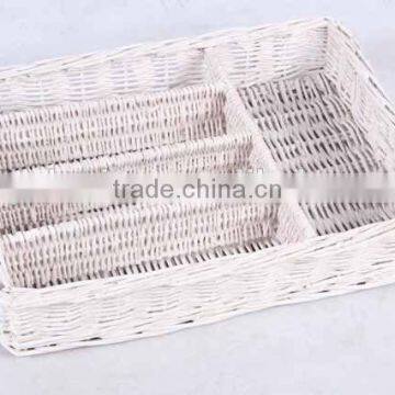 Prickle Storage Basket/ Rattan Woven Rectangle Basket