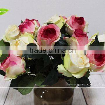 CNW FL-RS40-7CM Hot Sale Artificial Rose Flower For Home Decoration photo-2