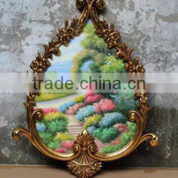 Old Factory Style Antique Gold Fancy Picture Frames photo-6