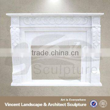 Marble fireplace mantels,Luxurious fireplace mantel,Grand fireplace mantel VFM-NB021A