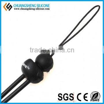 Christmas Gift Silicone Mobile Phone Single Custom Lanyard photo-3