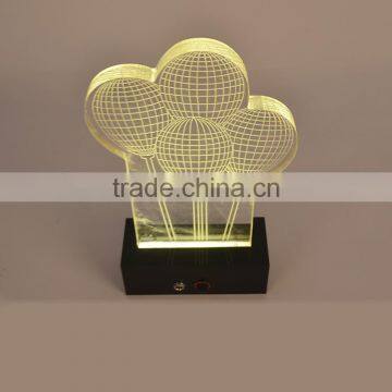 LED Rechargeable Acrylic Signage Display Holder photo-3