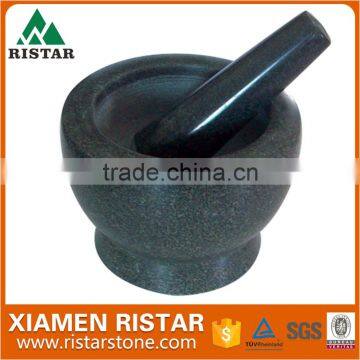 HOT SALE Natural Granite Stone Mortar and Pestle for Europe Market photo-3
