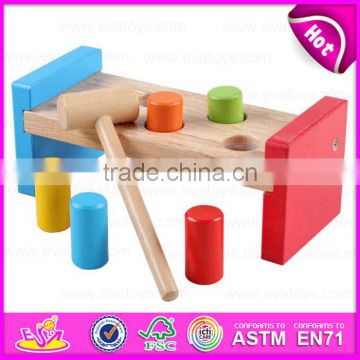 2016 top fashion baby wooden toy hammer W11G022