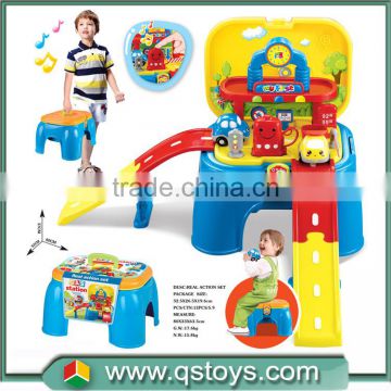 hot sell new design ABS creative cartoon railway with EN71