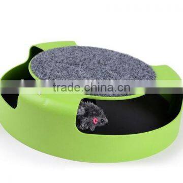 New design mouse round circuit and durable cat scratcher,cat toy