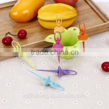 Factory Good Price ABS Colorful Disposable Top Quality Plastic Fruit Fork photo-6