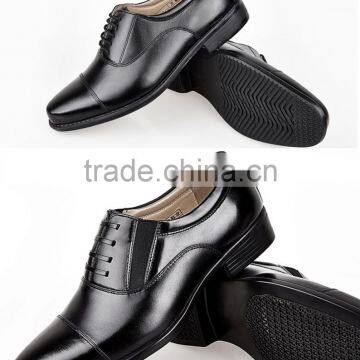 Black Rubber Outsole Business Dress Men Shoes photo-3
