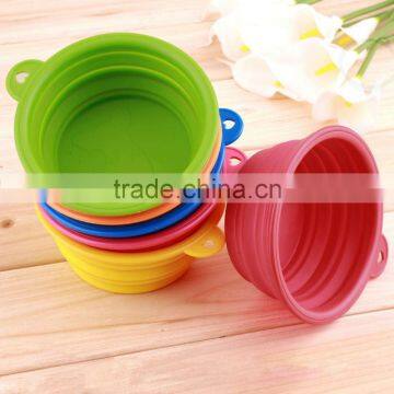 Fashion Silicone Collapsible Pet Supplies Pet Dog Kitten Feeding Water Feeder Travel Bowl Dish Feeder Dogs Dog Shop photo-2
