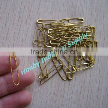 Gold Color 24mm Coiless U shape Hang Tag Safety Pin