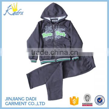 Newly high quality soft boys boutique clothing sets wholesale China