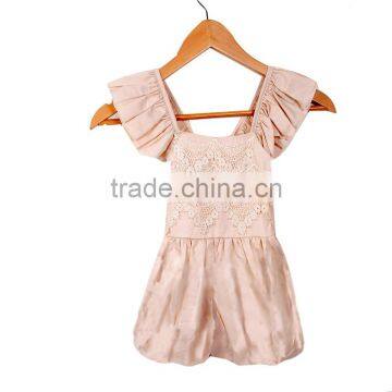 2017 Children Clothing Lace Jumpsuits of the Girls for Summer photo-2