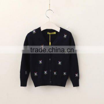 New Design Girls Fancy Beautiful Embroidery Sweater With Cheap Price