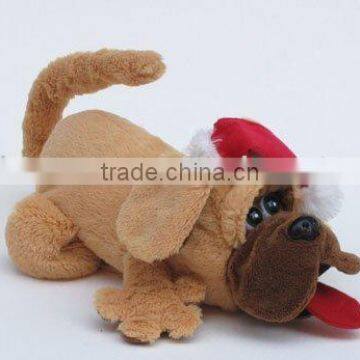 Xmas soft dog christmas gift