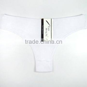 Sexy Hot Teen Underwear Solid Colors T-back Soft Cotton Thongs photo-6