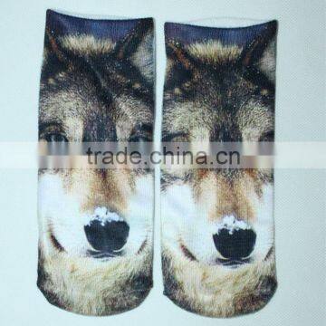 lady ankle socks with sublimated design sublimation ankle socks