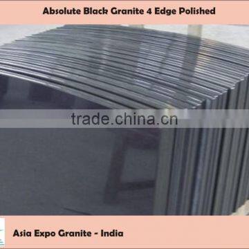 Indian Absolute Black Granite Surface Polished / Size as per Project Requirement photo-5