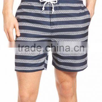 Custom Made Pattern Stripe Volley Swim Trunks Global Appeal Adult Swim Shorts Boy's Swim Trunks With Care Label photo-5