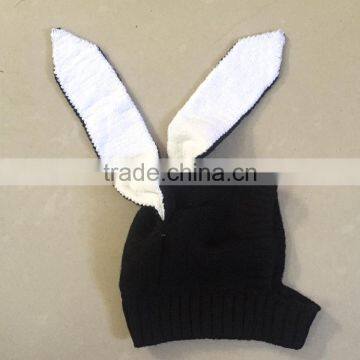 Ins Hot Imitate Animal Knitted Cap Design for Kids Baby Bunny Ears Hats Wholesale photo-6