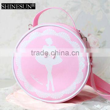 2016 Wholesale Girl's Pink Round Fashion kid eco bag