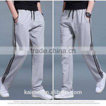 2017 Wholesale Oversize Life Gym Good Quality Comfortable Tracking Pants Man CVC(60/40) photo-4