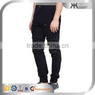 Distressed Hot Sale Man Latest Stylish Solid Cargo Track Pants, Jogger Pants photo-3