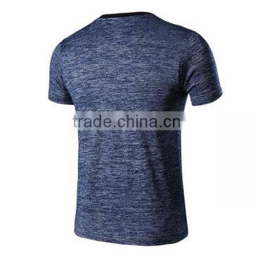 Custom Men's Seamless Short Sleeve Round Neck Heater Poly t Shirt photo-2