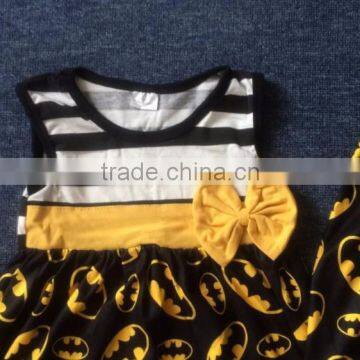 Silk Milk Summer Children Sleeveless Outfit With Ruffled Pants Back to School Sets photo-4