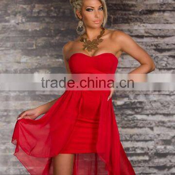 New Fahion Chiffon Dress High Quality Women Bra Top Mini Dress For Sale photo-2