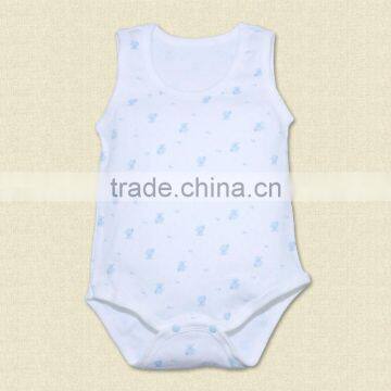 High Quality Custom Printing String Cotton Baby Romper Bodysuit photo-4