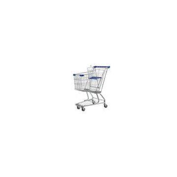 Supermarket Shopping Trolleys 4 wheels OEM Series HBE-B-80L, 755x465x920mm