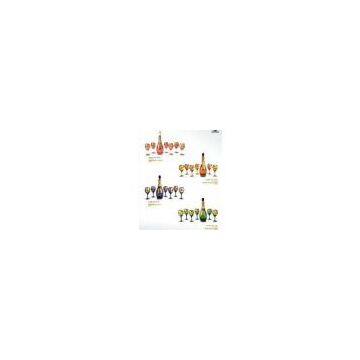 silk printing, decal, frosty, hot stamping Wine Glass Gift Sets / Glassware wine set