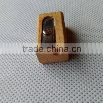 Eco-Friendly Unique Natural Customized Single Hole Wooden Sharpener photo-4