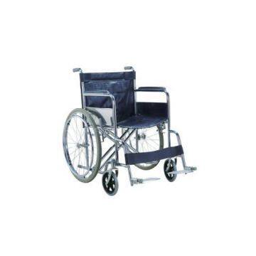 Topmedi Heavy Duty Wheelchair with Double Cross Bar