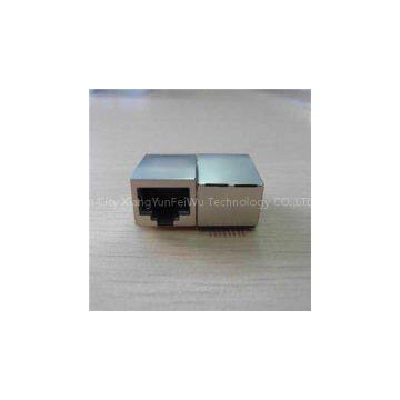 Tab Down SMT RJ45 Female Connector Without LED Without Spring
