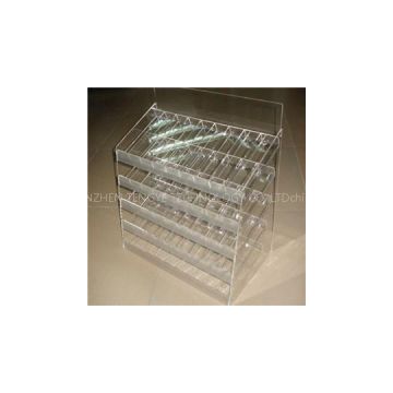 Hypermarkets ABS Cosmetics Display Stand - Display Hardware Accessories - Drinks Display - Special Promotional Shelf Products Vacuum Plastic Molding Production