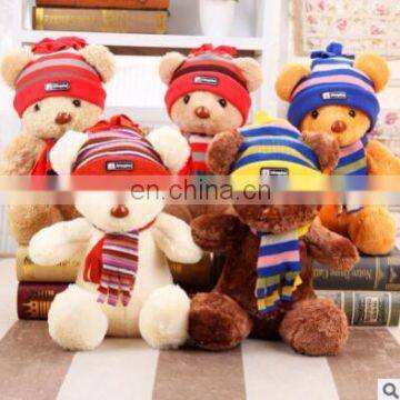 Soft cotton bear toy for baby