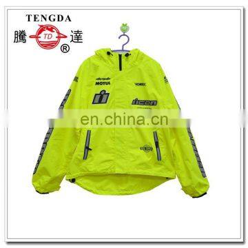 breathable golf polyester rain jacket