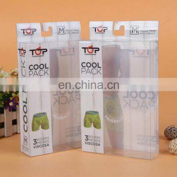 factory custom PVC transparent High grade vareity sizes Boxes,plastic clear pvc underwear packaging box