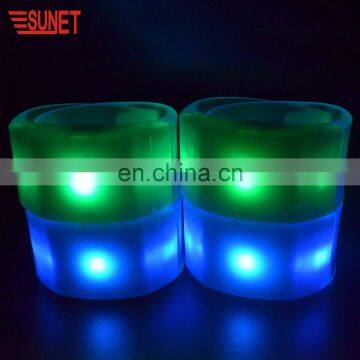 2018 SUNJET New Product New Design Party Supplies Made In China Fashion Style DMX+Programe Controlled LED Light Bracelet