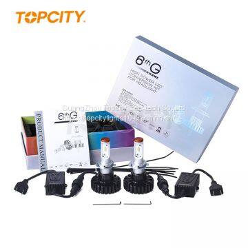 Topcity Factory G6 H7 80W LED Headlight High Power Auto LED Head Lamp