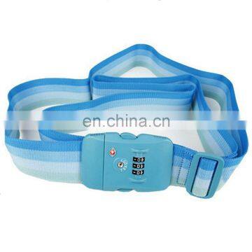 Wholesale polyester luggage belt strap custom with your logo for travelling