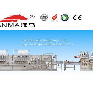 Baby wet wipes machine full automatic production line include the packing machine