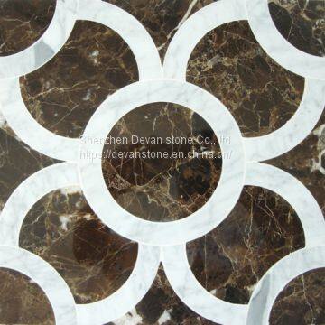Hot Selling Marble Mosaic Waterjet Cut Mosaic for Bathroom photo-2