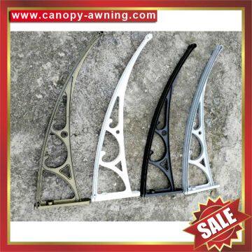 American Hot Sale House Door Window Diy pc Polycarbonate Awning Canopy Shelter Canopies Awnings Cover Shield With Cast Aluminum Bracket