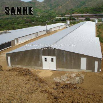 Prefabricated Design Cheap Prefab Steel Structure Chicken House Structures Building